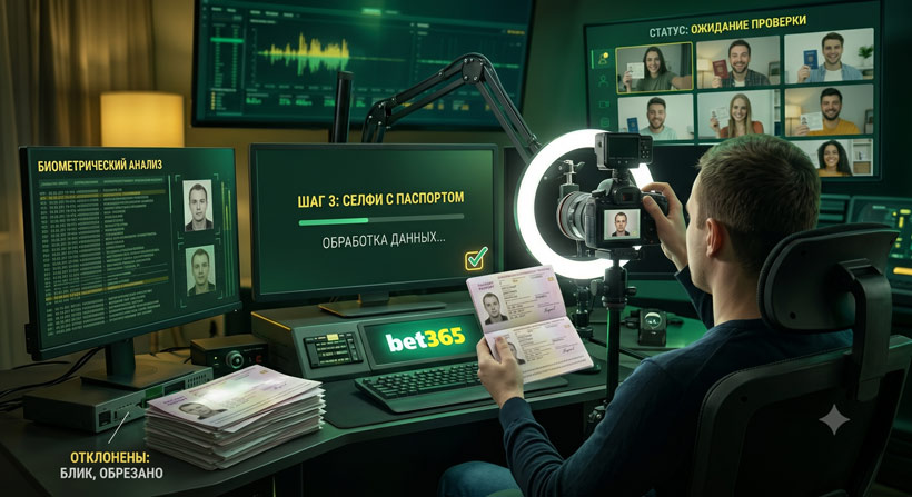 Bet365 регистрация и верификация